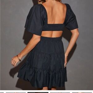 NWT- Vici Collection Elegant Black Cutout Dress